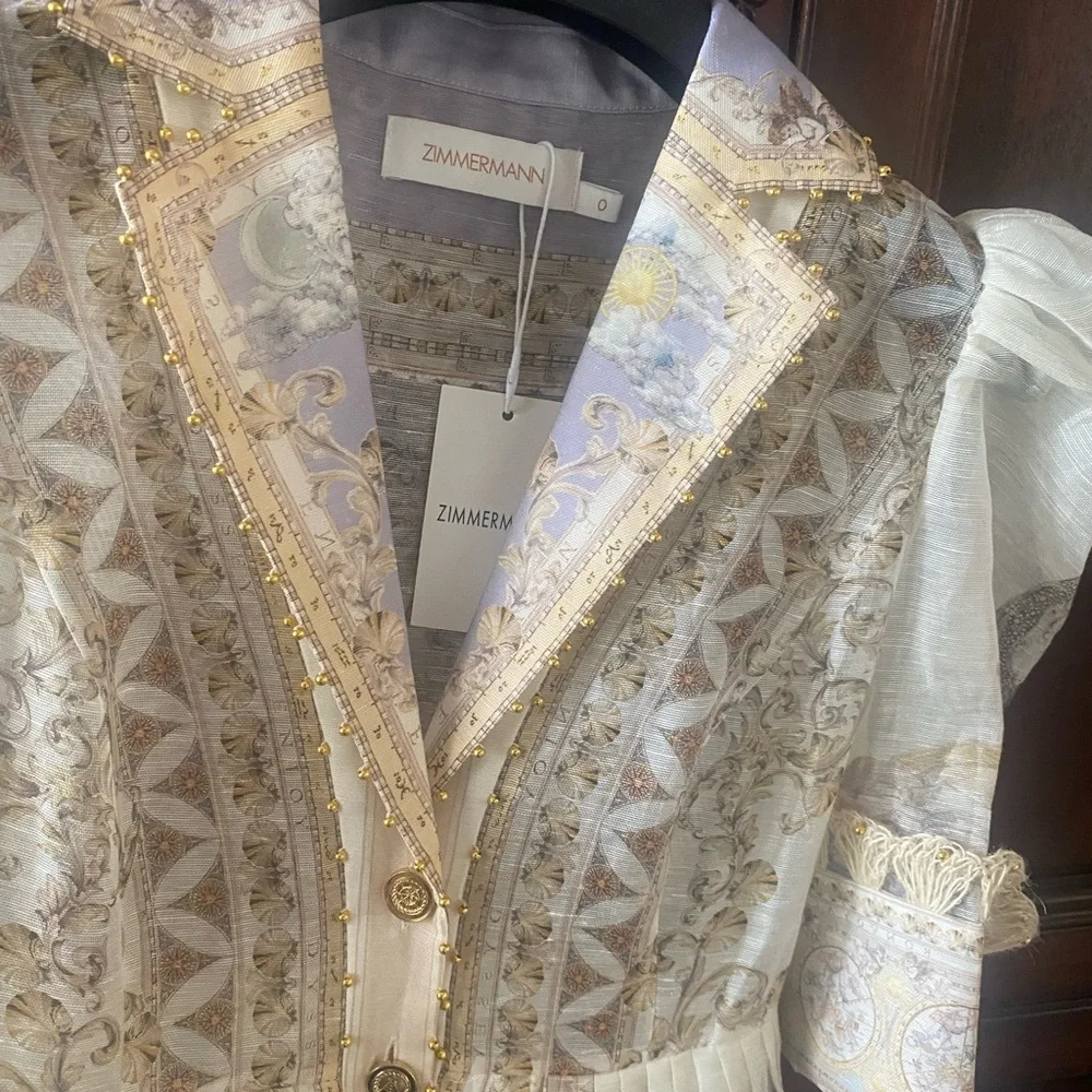 Sold out NWT Zimmermann high tide mini dress - Picture 4 of 8